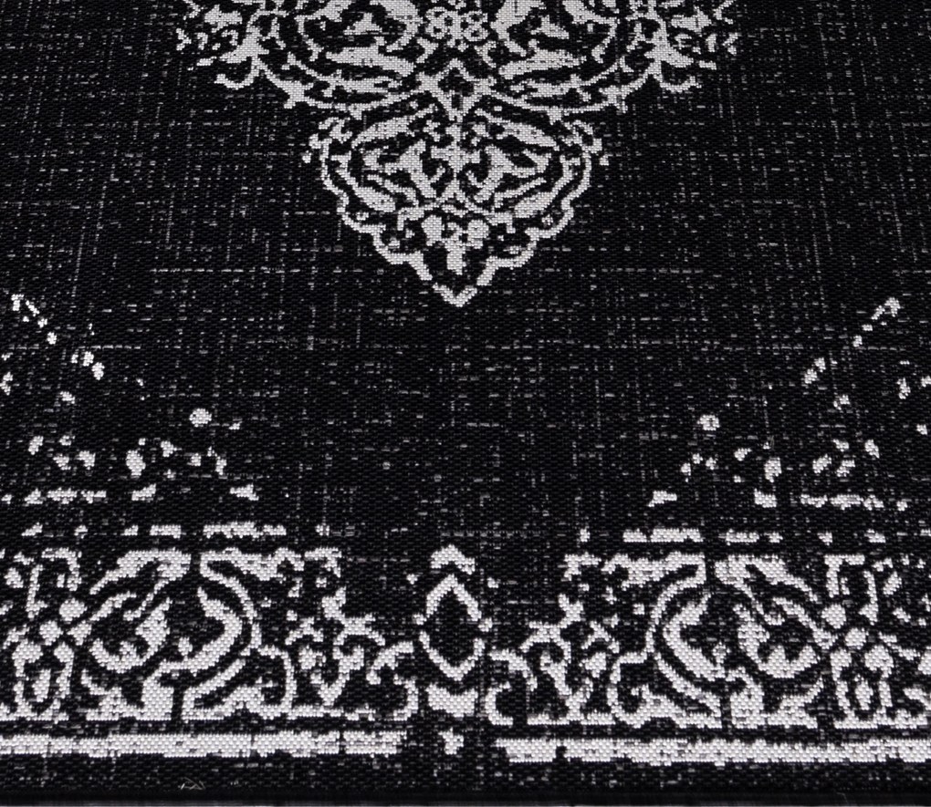 Ayyildiz, Kusový koberec Sunny 4416 Black, 280x370, čierna, chodba / predsieň