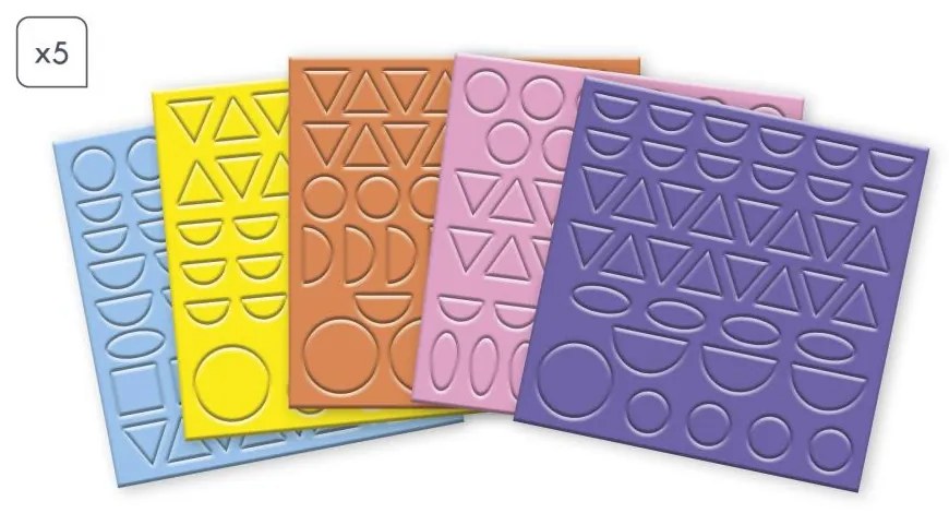 My arts&crafts - Mozaika - geometrické samolepky