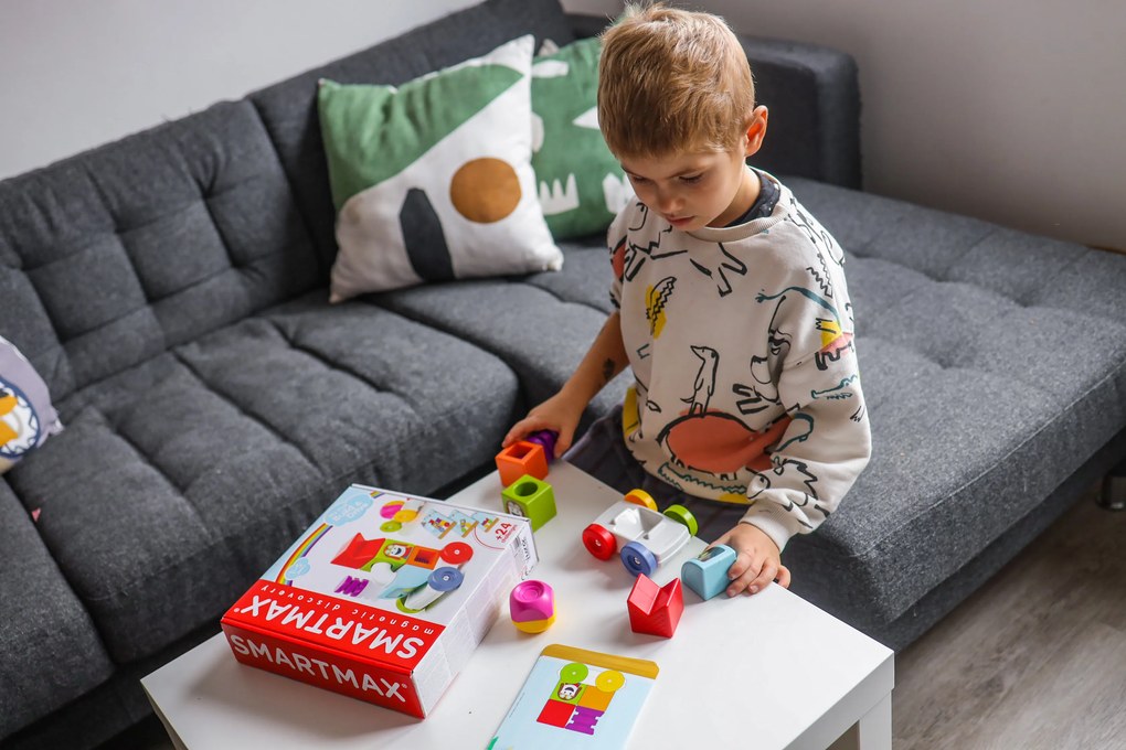 SmartMax - Moja prvá magnetická stavebnica s autom 2v1