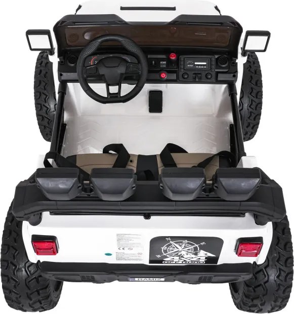 Elektrické autíčko Extreme Sport 4x4 biele