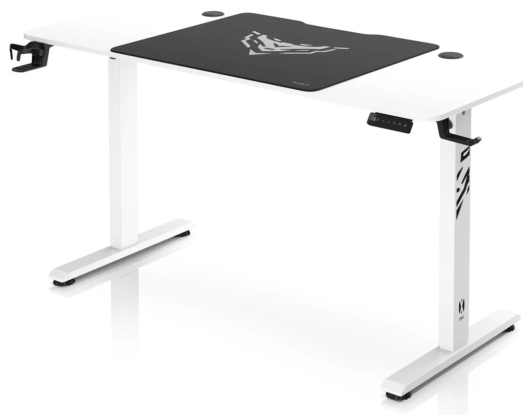 Výškovo nastaviteľný stôl Diablo X-Tensio 1400 biely