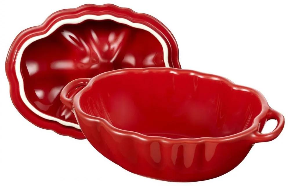 Staub Cocotte keramická zapekacia misa v tvare paradajky 16 cm/0,5 l, červená, 40511-855