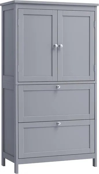 Kúpeľňová skrinka Vasagle Swede 110 cm sivá