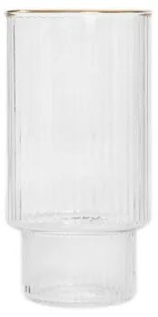 Pohár LYNN so zlatým okrajom 725777 400 ml