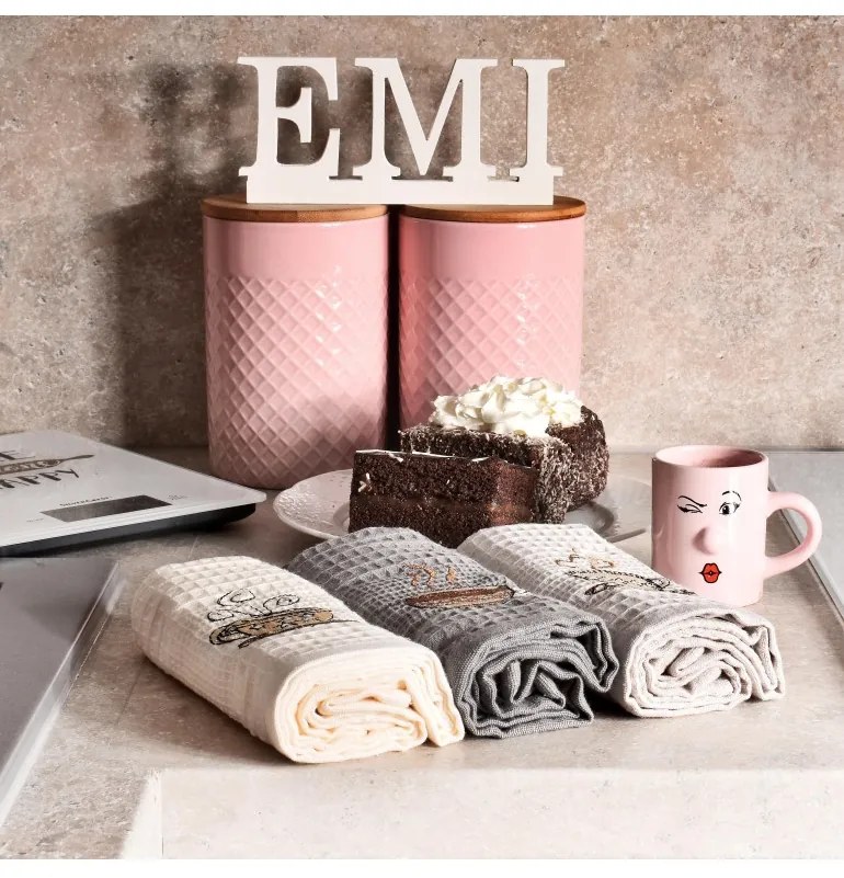 Utierky vaflové na riad coffe set 3 ks EMI