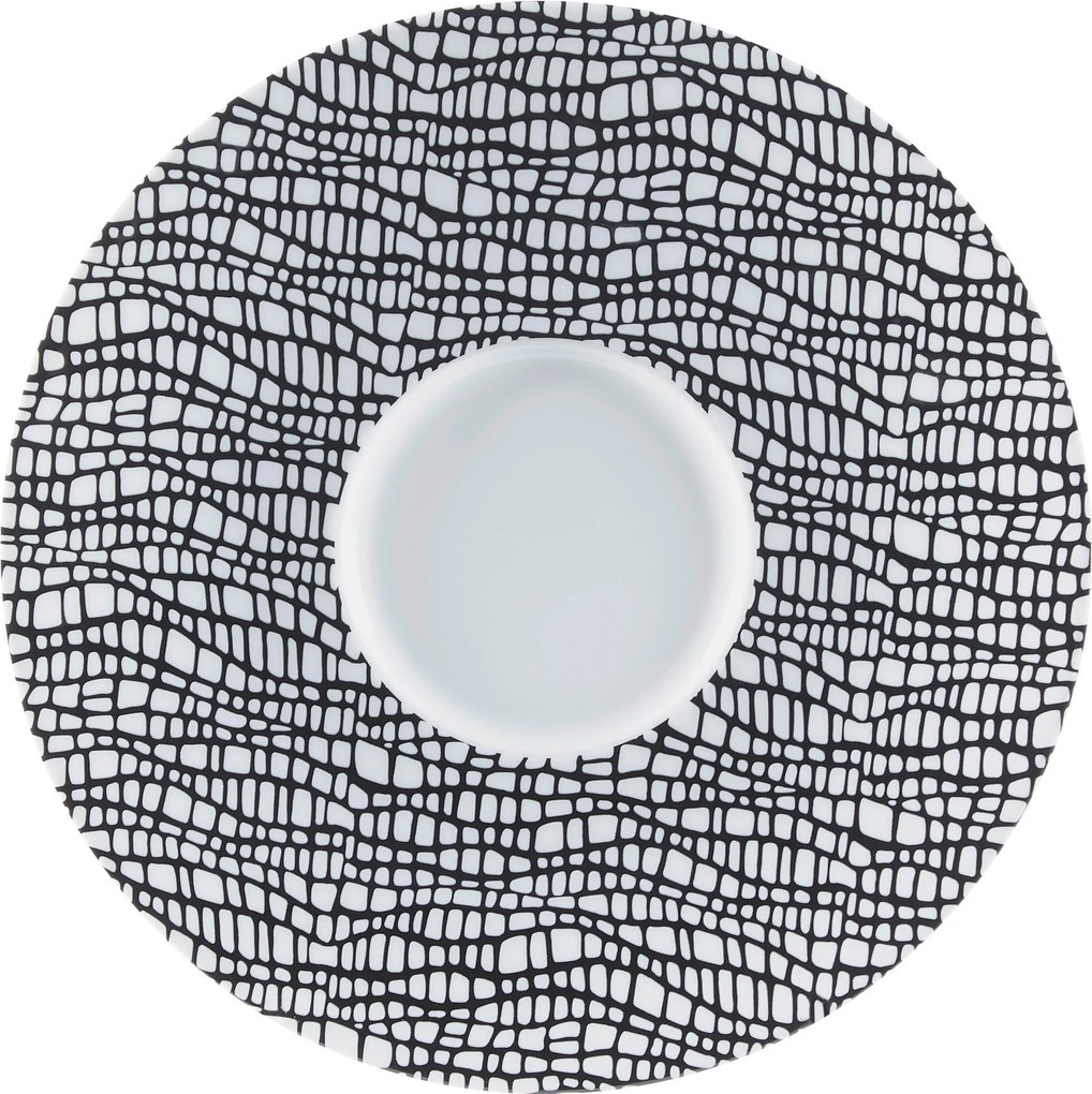 XXXLutz TANIERIK POD ŠÁLKU Life Fashion Glamorous Black 16,5 cm Seltmann Weiden - Hrnčeky & šálky - 003123024003