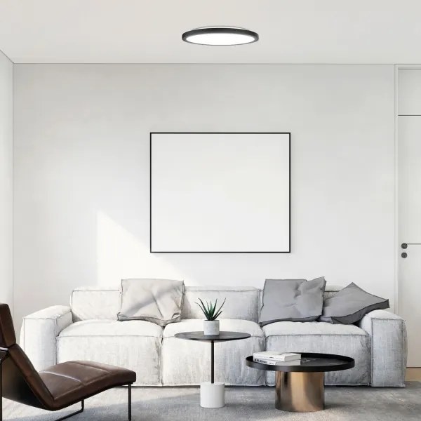 Rabalux 71096 - LED Stropné svietidlo GONZALO LED/24W/230V pr. 29 cm čierna