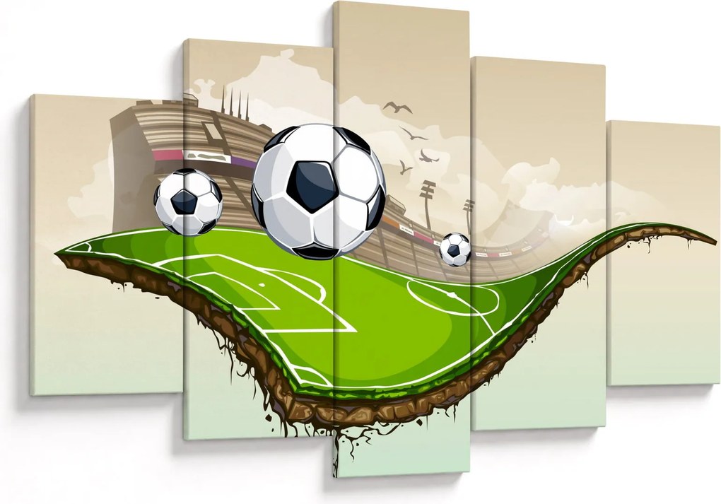 Obraz - Futbalové ihrisko (150x105 cm)