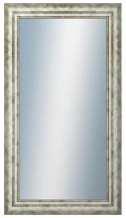 DANTIK - Zrkadlo v rámu, rozmer s rámom 50x90 cm z lišty TRITON široký strieborný (2950)