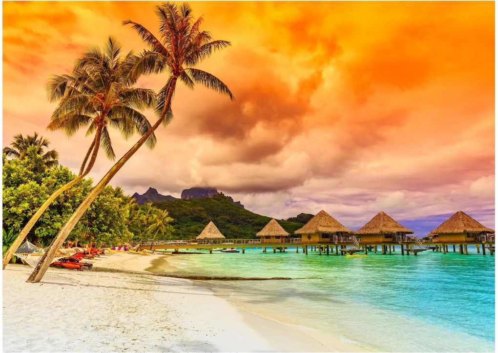Obraz - Ostrov Bora Bora (70x50 cm)
