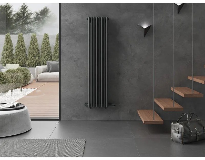 Mexen Denver, vykurovacie teleso 1600x378 mm, 1487 W, antracitová, W215-1600-378-00-66