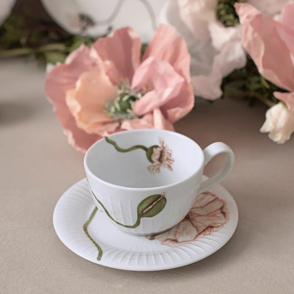 Biela porcelánová šálka 380 ml Hammershøi Poppy – Kähler Design