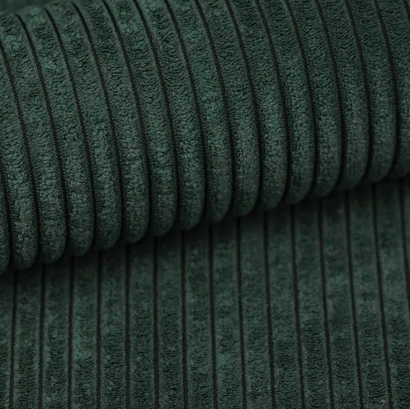 Rozkladacia sedacia súprava do U TAVERO 321x140 cm, tmavozelená