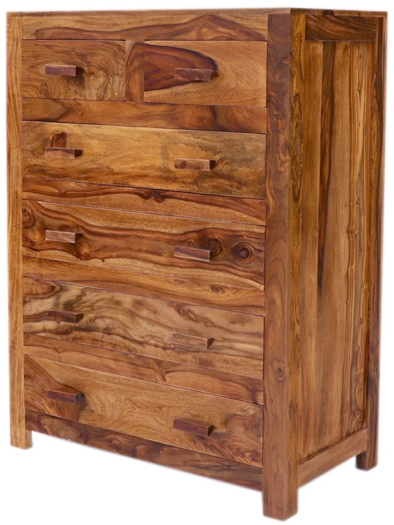 furniture-nabytek.cz - Komoda se zásuvkami z masívneho palisandrového dreva 90x120x45