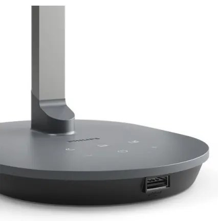 Philips-LED Stmievateľná dotyková stolná lampa SWORD LED/12W/230V 2700/4000/6500K