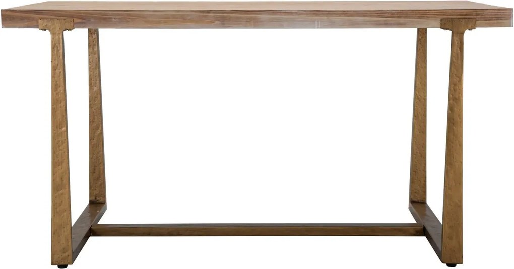 Jedálenský stôl Ankara 150 cm hnedý/zlatý