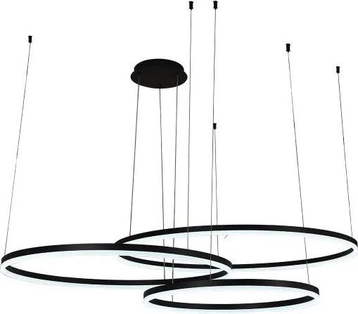 LED Stmievateľný luster na lanku LED/170W/230V 3000-6500K + diaľkové ovládanie