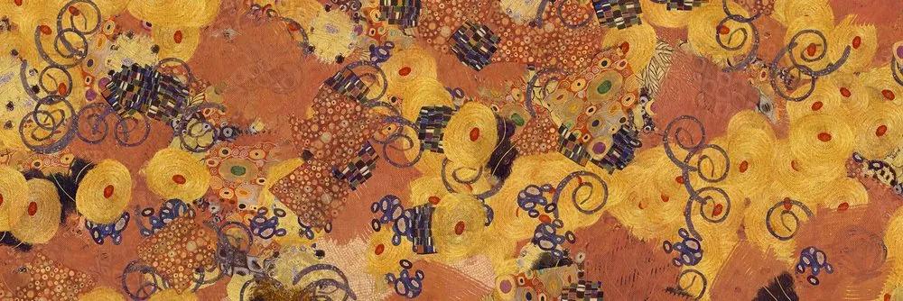 Obraz abstrakcia inšpirovaná G. Klimtom Varianta: 120x40