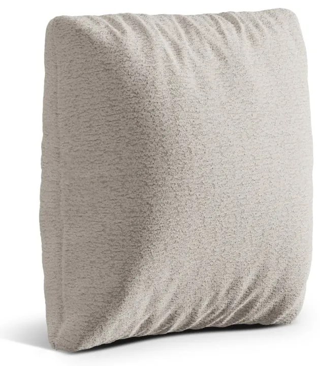 Béžový vankúš na gauč z textílie buklé Kemi – Cosmopolitan Design