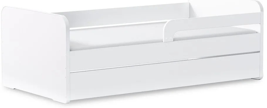 Biela detská posteľ s matracom/s roštom 80x200 cm Duuli – ELTAP