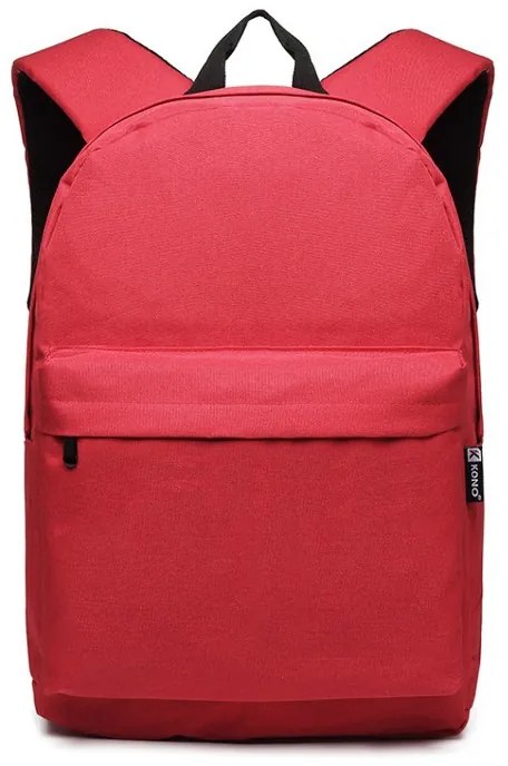 Konofactory Červený ľahký batoh do školy "Basic" 12L