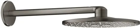 Hlavová sprcha GROHE Rainshower SmartActive vrátane sprchového ramena kartáčovaný hard graphite 26475AL0