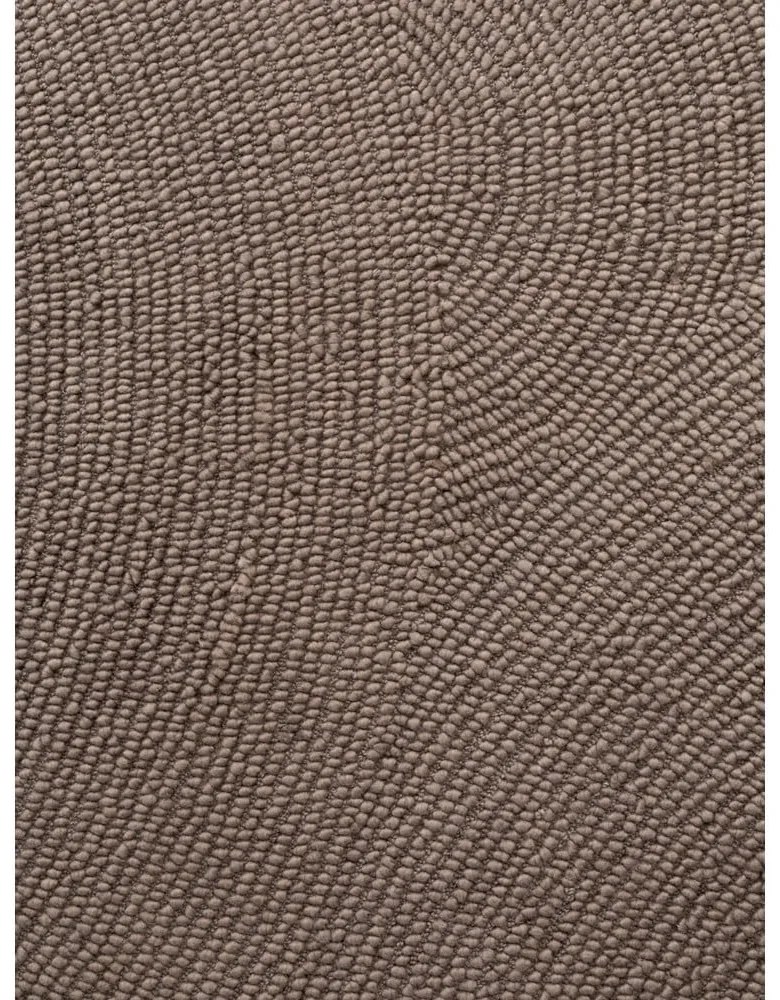 Ručne tkaný vlnený behúň taupe 80x300 cm Eleni Taupe – Hanse Home