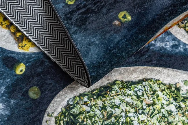 Protišmykový koberec / behúň ANDRE 53240 sivý / béžový