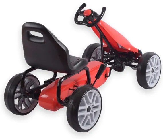 Šlapacia motokára POWER červená