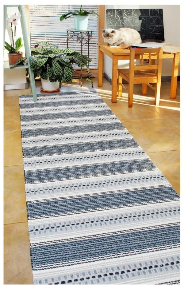 Sivý koberec vhodný do exteriéru Narma Runö, 70 × 100 cm