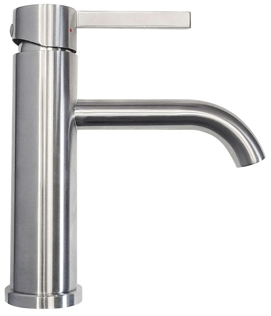 Rea Foster, umývadlová batéria h-180, brúsená oceľ, REA-B6323