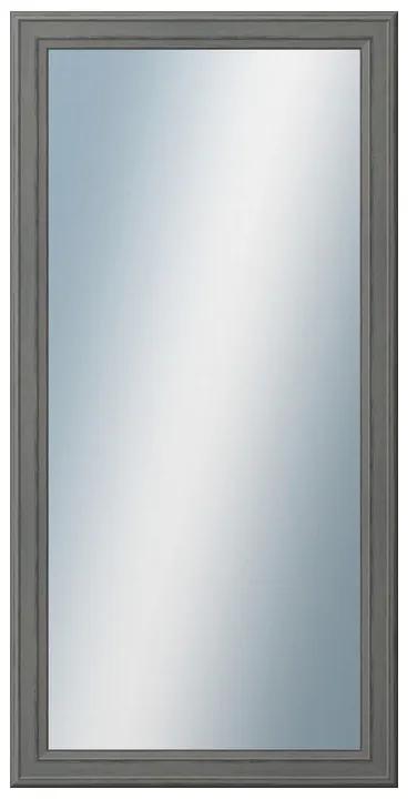 DANTIK - Zrkadlo v rámu, rozmer s rámom 50x100 cm z lišty STEP tmavošedá (3021)