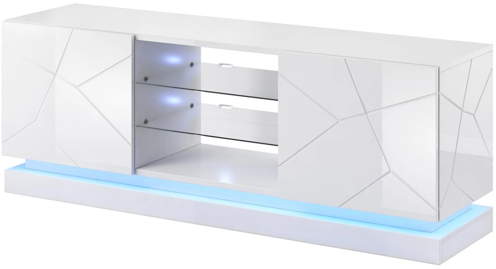 Cama Biely stolík pod TV Qiu 160