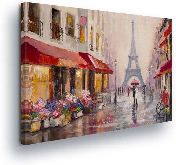 GLIX Obraz na plátne - Paris streets 100x75 cm
