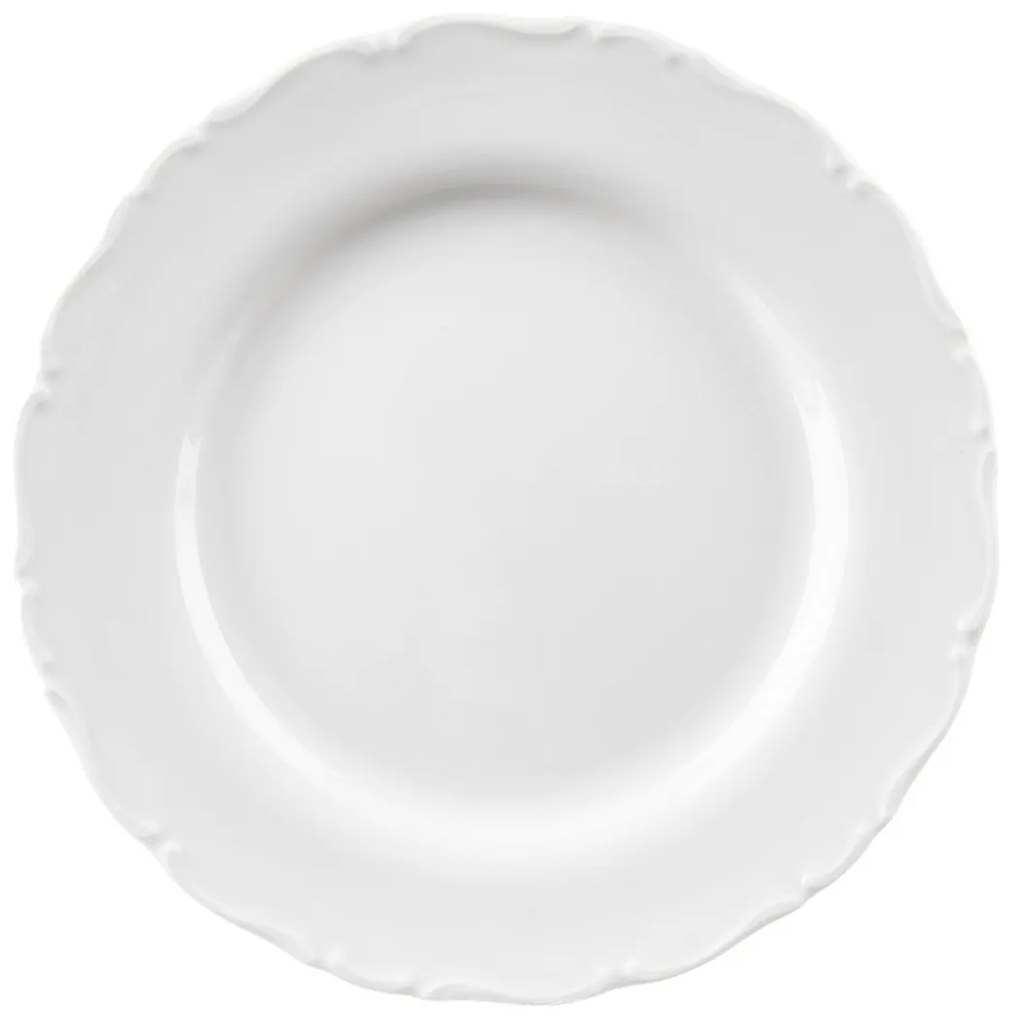 Orion Súprava porcelánových plytkých tanierov Mona lem 6 ks, 24,5 cm