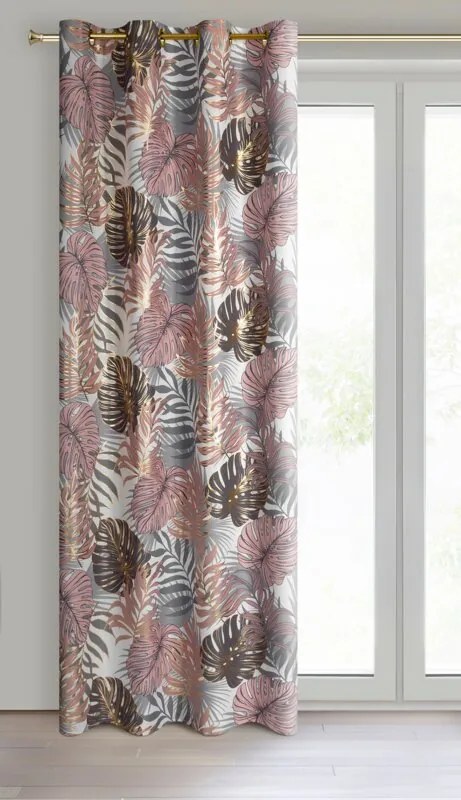 ZÁVES KORFU 140 X 250 CM RUŽOVÁ