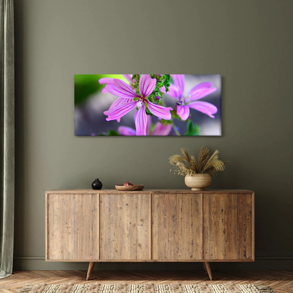 Detailný obraz kvetiny (120x50 cm)