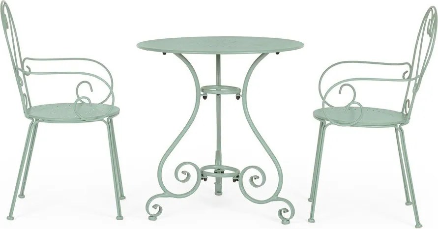 Oceľový okrúhly záhradný stolík ø 70 cm Etienne – Bizzotto