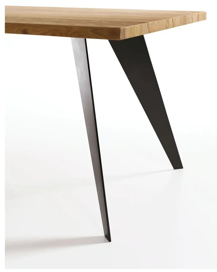 Jedálenský stôl s doskou v dubovom dekore 90x160 cm Koda – Kave Home