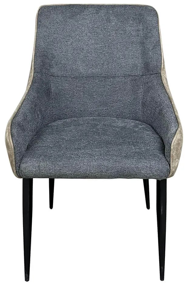 Teddy stoličky s prevrátenými farbami, béžovo-sivá/sivo-béžová, 2 ks