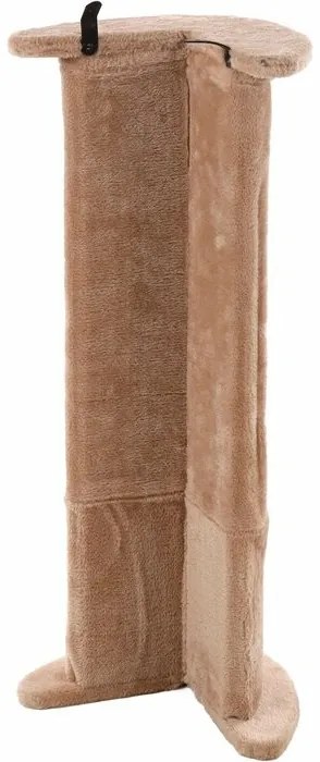 Flamingo Škrabadlo rohové elegantné s povrázkom, 29 x 21 x 71 cm, béžová