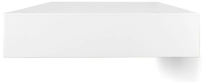 Biela polička TemaHome Balda, šírka 90 cm