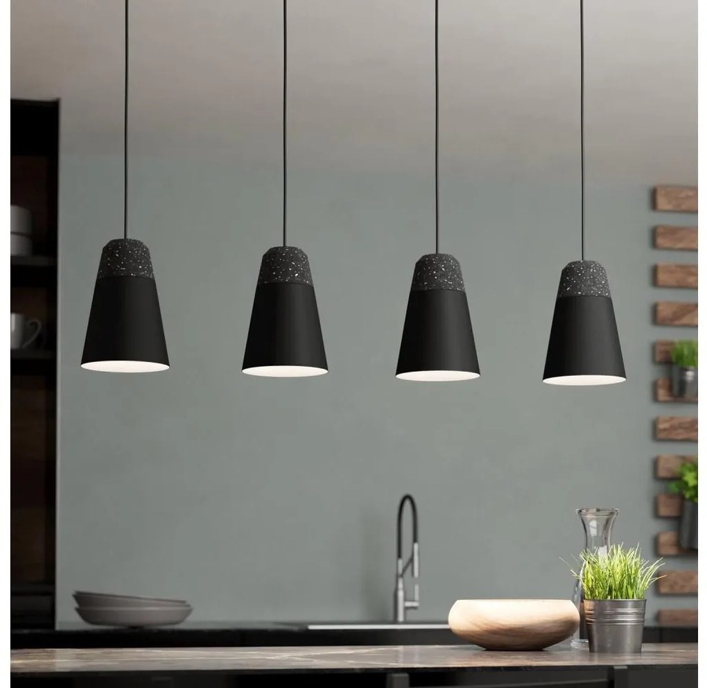 Eglo 99545 - Závesný luster CANTERRAS 4xE27/40W/230V