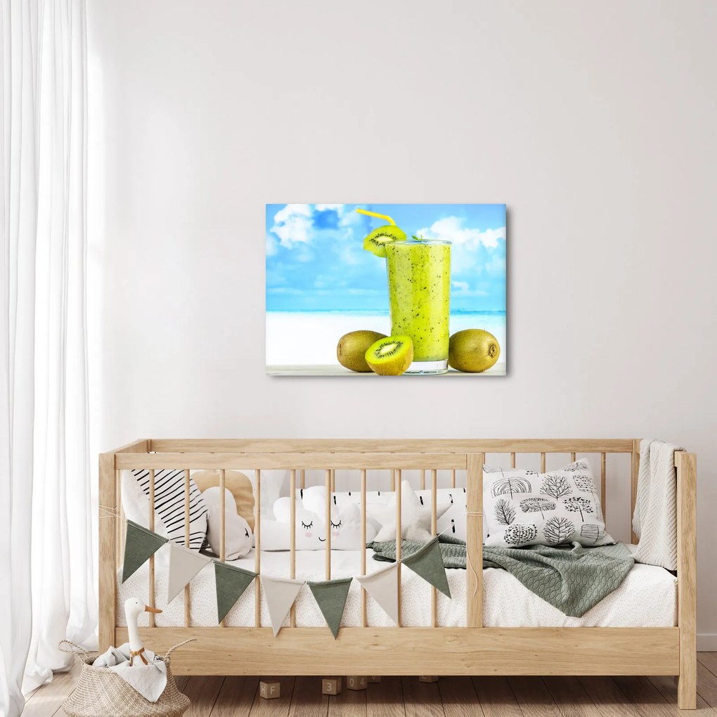 Obraz - kiwi smoothie (70x50 cm)