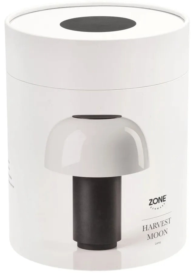 Čierna hliníková LED stmievateľná stolová lampa (výška 22 cm) Harvest – Zone