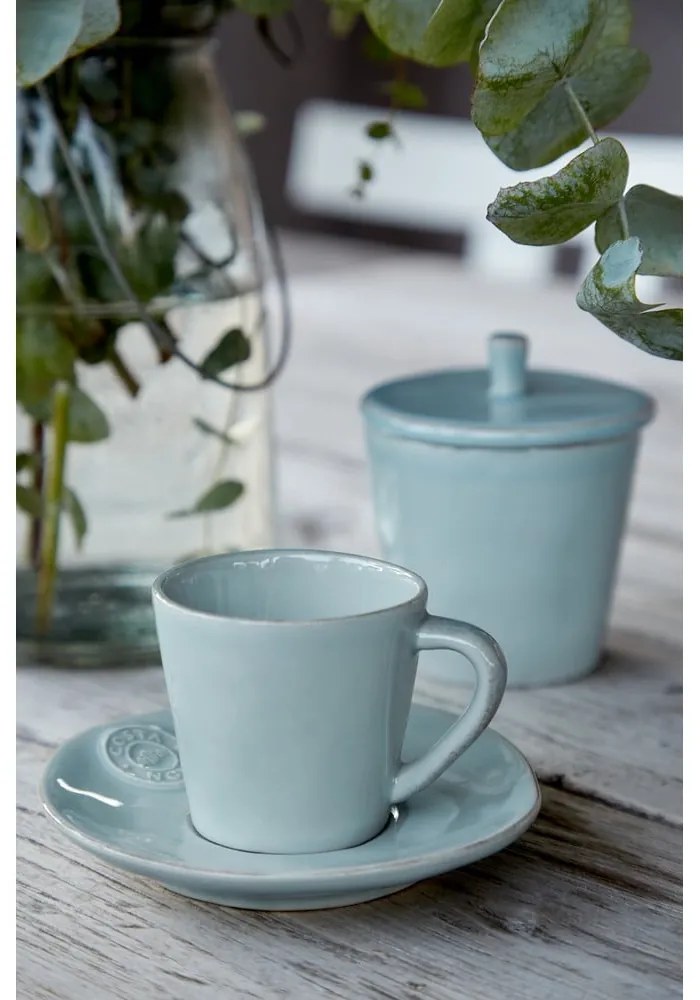 Tyrkysová kameninová cukornička Costa Nova Esme, 210 ml