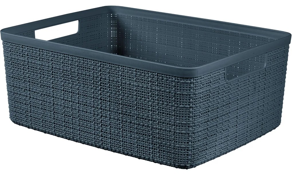 Curver Košík Jute M tmavo šedá