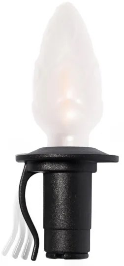 LED vonkajšia vianočná reťaz CONE FILAMENT 20xE10 19 m farebná/teplá biela IP44