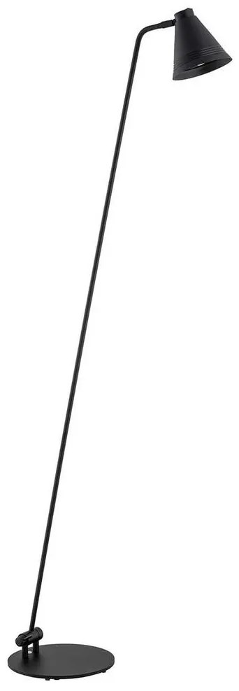 Argon 8003 - Stojacia lampa AVALONE 1xE27/15W/230V čierna