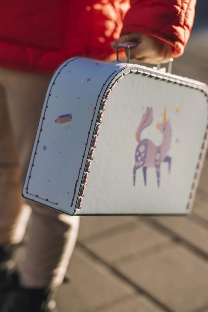 Bella Rose Detský kufrík Jednorožec – set 2 ks